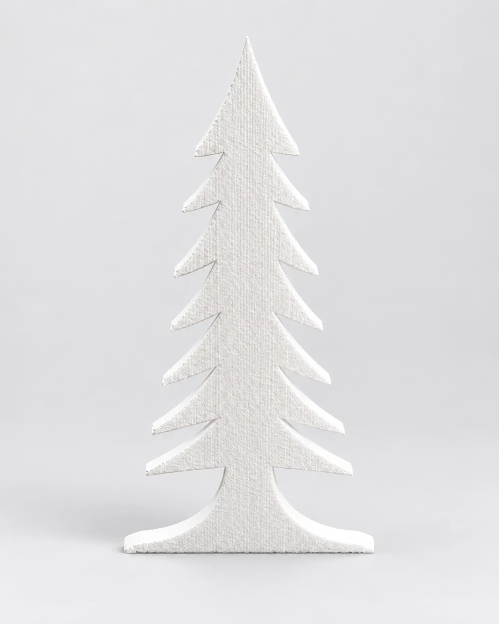 Albero di Natale classico sagomato in EPS per vetrine